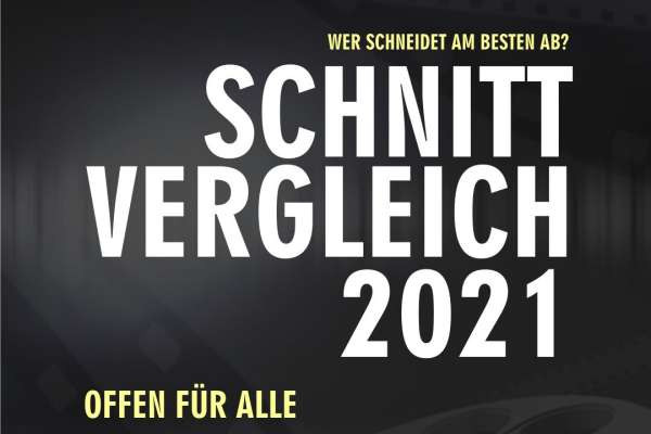 SCHNITTVERGLEICH 2021 - OFFEN FÜR ALLE